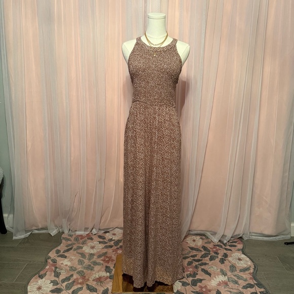 Jessica Simpson Floral Brown Jumpsuit - Picture 1 of 3